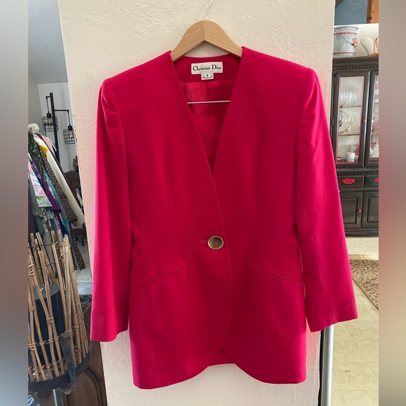 Dior Other - HOT PINK CHRISTIAN DIOR VINTAGE SUIT SET | SIZE: 6